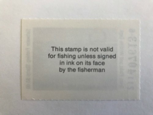 1986 Texas Saltwater Print by John Cowan 1st of Series with stamp mint condition - Picture 5 of 9