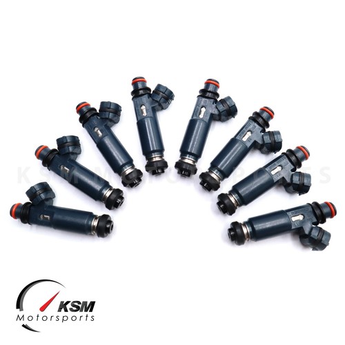 8PCS Fuel Injectors For 00-04 Lexus Toyota Tundra Land Cruiser 4.7L 23250-50040