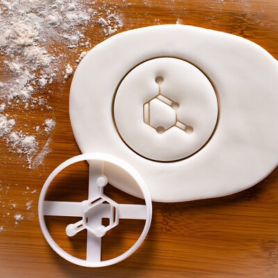 ATCG Cytosine Cookie Cutter - microbiology DNA genetic molecule chromosome phd