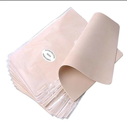 5/10/25/50/100Pcs 8x6" Tattoo Practice Skin for Needle Machine Supply - product listing photo