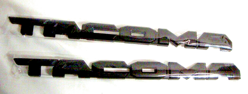 Toyota Blackout Emblem Badge Overlays Tacoma V6 Matte Black 3Pcs - Bild 2 von 3