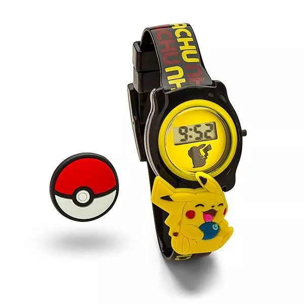 Montre LCD Pokémon Pokemon Go Slide Charme Pikachu et Pokeball Édition  Limitée