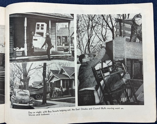 Vtg Victory 1952 Missouri River Omaha-Council Bluffs Flood WOW TV and Radio - Picture 3 of 8