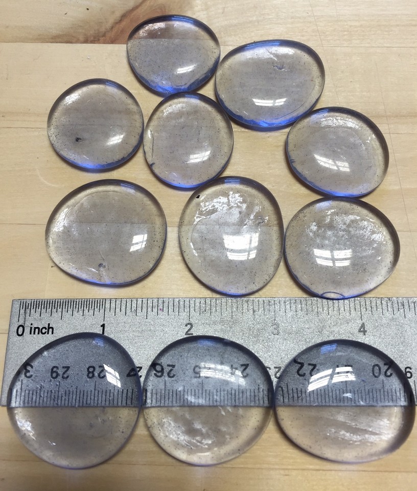House Of Marbles 100 Clear Glass Nuggets Pebbles Stones Gems For Wedding Decor CRAFT
