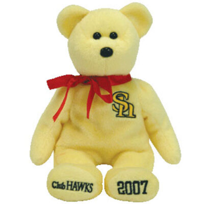 ソフトバンク　Beanie Babies クラブホークス ベア三体 ソフトバンクBeanie Babies クラブホークス ベア三体