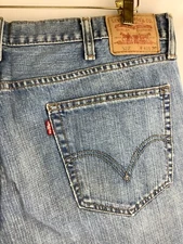Levis 527 Denim Jeans Boot Cut Slim Fit 40x30
