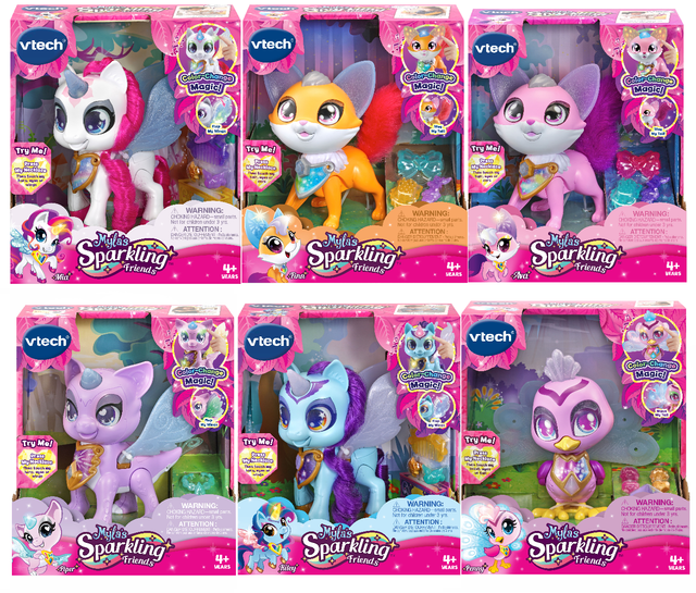 VTech Myla's Sparkling Friends Finn The Fox Color Changing Magic Pet