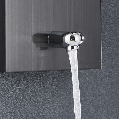 LED Panel de Ducha Moderna Acero Inoxidable Columna de Hidromasaje Para Baño - Imagen 55 de 207