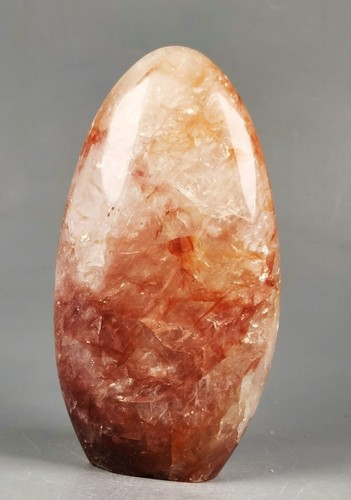 Cristal hematoide rojo fuego cuarzo esfera pulida standup curación - Imagen 5 de 11