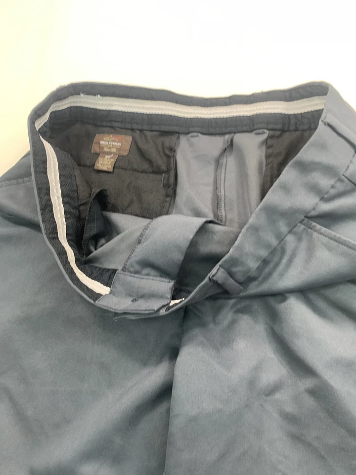 Pantalones Cortos Greg Norman Para Hombres 34 Pantalones Cortos de Golf Informales Playa Exterior Chino Gris Foto 3 de 4