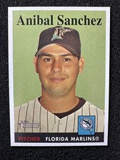 ANIBAL SANCHEZ #324 2007 Topps Heritage QTY Florida Marlins