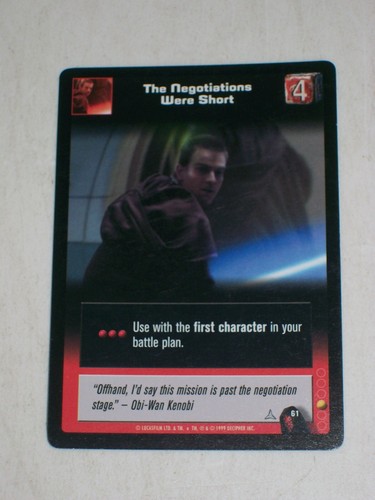 1999 Decipher Star Wars Young Jedi Menace Maul CCG U Pick Rabatt auf mehrere - Bild 22 von 44