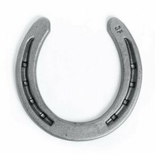 New Steel Horseshoes - Size 0 - R3-F -Sand Blasted - Heritage Forge - 1 shoe