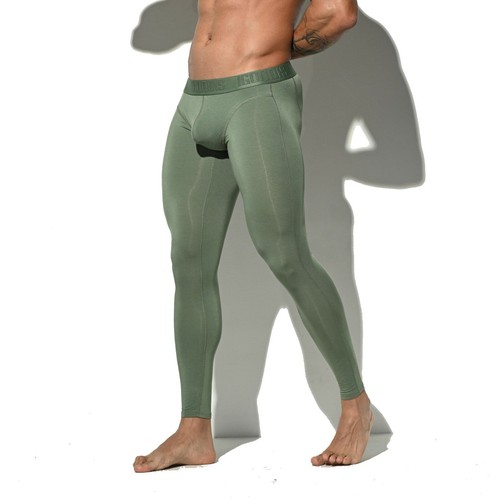 Ropa interior térmica térmica grande modal sólida para hombres hombres Johns parte inferior cálida 1113 - Imagen 8 de 14