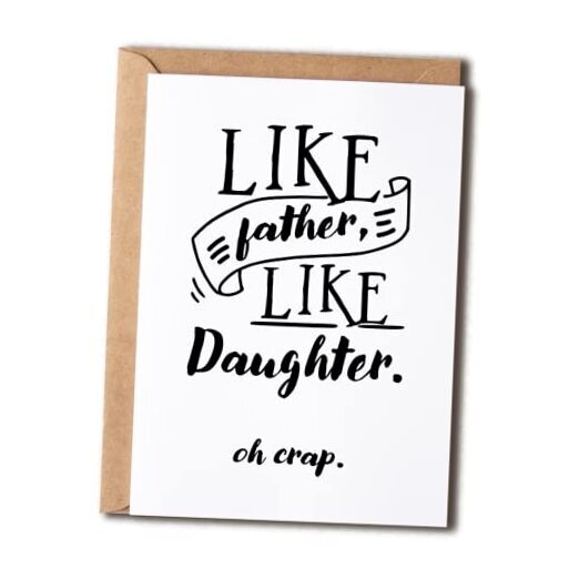 Old English Co. Carte Amusante Pour La Fête Des Pères Pour