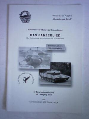 Beilage zur 50. Ausgabe ''Das schwarze Barett'' - Freundeskreis Offiziere der Panz