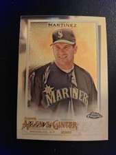Edgar Martinez MLB Baseball Card World Champions Topps Chrome 2020