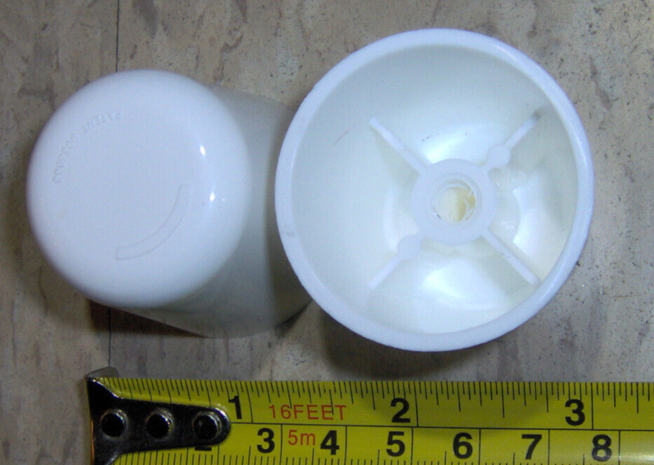 Extra Tall 2 toilet bowl cAps 1/4" screw On White Plastic Bolt Covers top Comode eBay