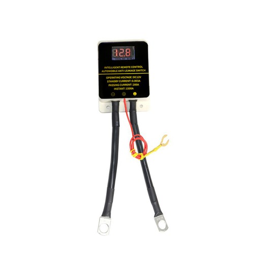 12V Remote Car Battery Disconnect Switch w/LED Display Battery Drain Prevention - Picture 13 of 16
