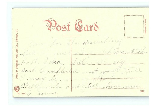 1907-15 Postcard Lake View High School Chicago N. Ashland & Irving Park Blvd - Picture 2 of 2