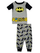 Batman DC Comics Infant Boys 2-Piece Knit Sleepwear Pajama Set