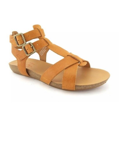 ❤️NWT GREAT KORK EASE MUSTARD/ORANG LEATHER SANDAL 8/ 39 WALK - Picture 2 of 6