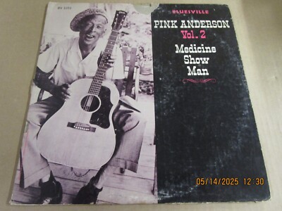 PINK ANDERSON Vol.2 Medicine Show Man LP Used! 1962 Prestige Bluesville BV-1051