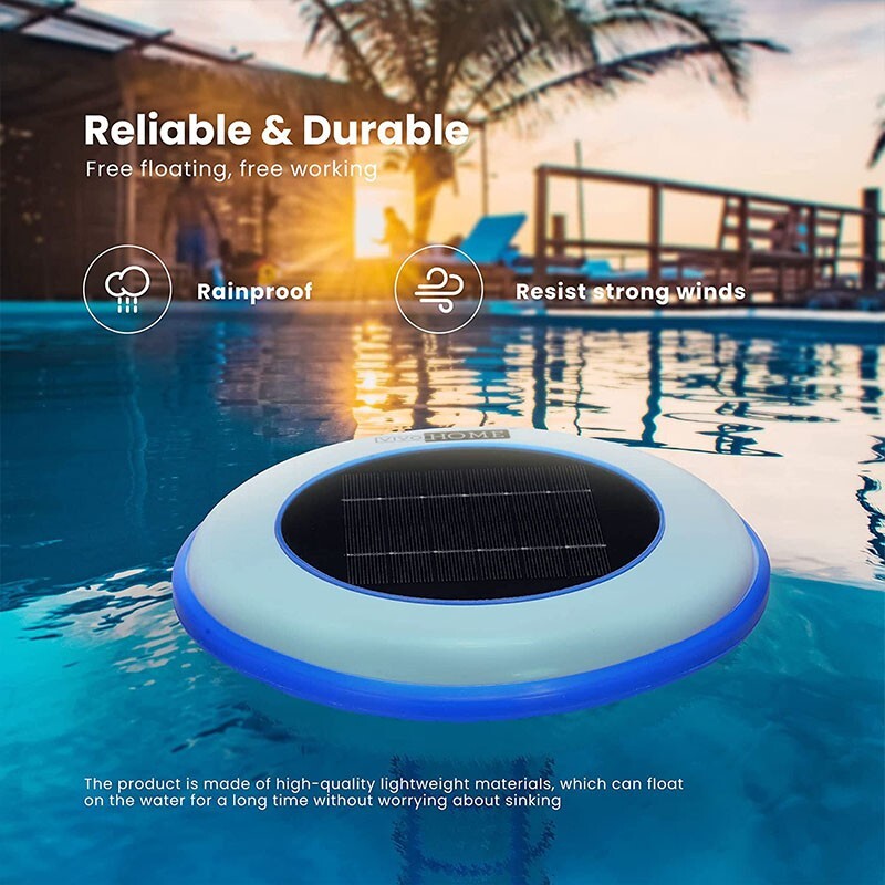 Solar Pool Ionizer ChlorineFree Sun Shock & Water Purifier Up to
