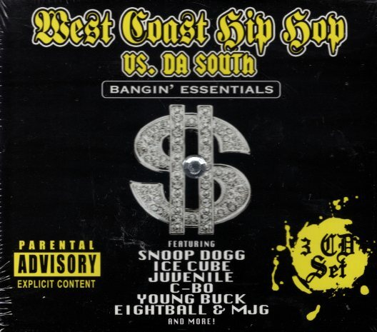 West Coast Hip Hop Vs Da South [PA] by Various Artists (CD, 2007
