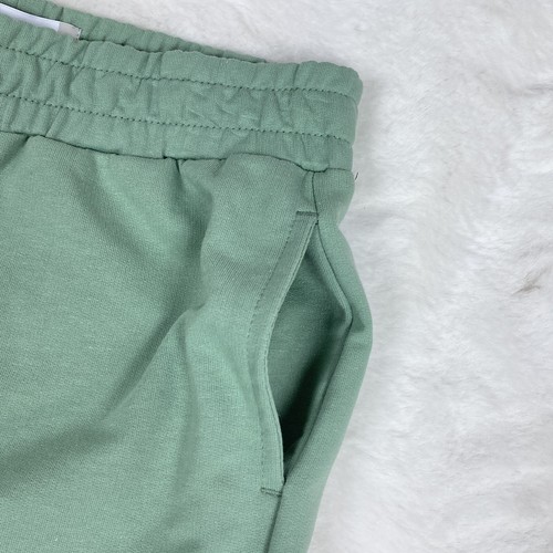 Nordstrom Rack Childrens Jersey Knit Sweat Shorts Sage Green 7 Pull On - Picture 3 of 6