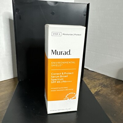 Murad Environmental Shield Correct Protect Serum 1 Oz/ 30mL SPF45 New In Box