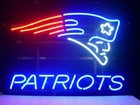 New England Patriots 17"x14" Neon Sign Lamp Light Gift Show Wall Display Em