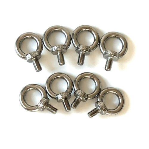 M8 Spring Slot Channel Eye Nuts Bolts Tie Down Kit Rhino Thule Yakima Roof Rack - Picture 4 of 12