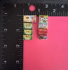 Dollhouse 1:12 Miniature Tea Bags Boxes Choice