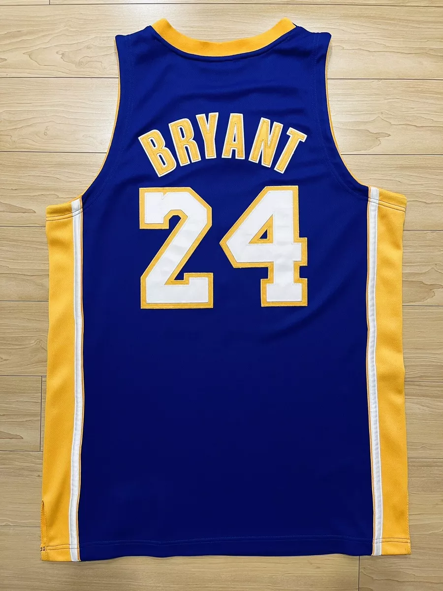 Kobe Bryant Adidas Authentic Away Los Angeles Lakers Jersey #24