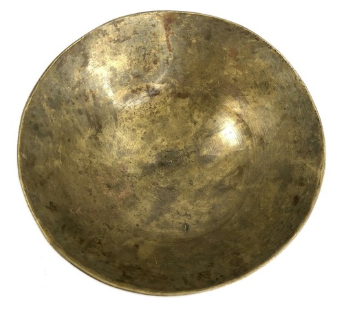 Vintage Heim Dekorativ Küche Schale Handgefertigt Bronze Baby Massage Schüssel - Bild 4 von 7