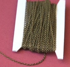 32ft spool of Round Cable Chain 2x2.5mm