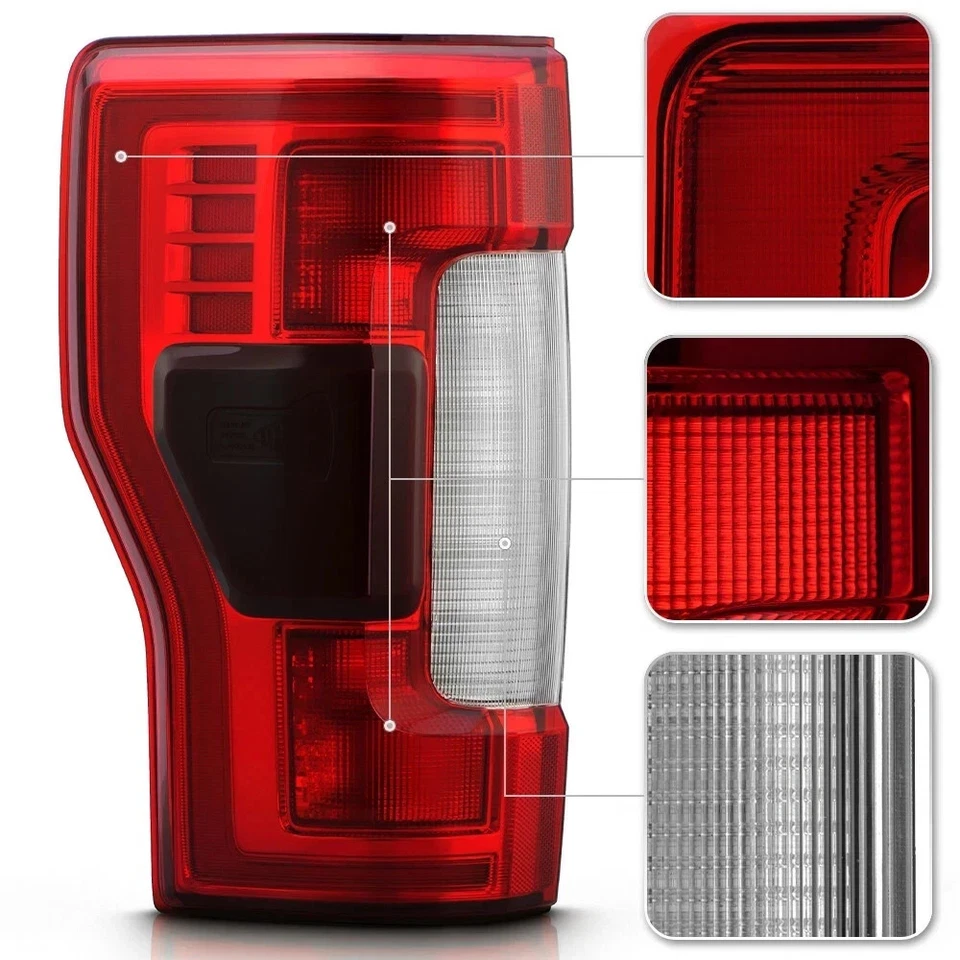 Fit 2017 2018 2019 Ford F250 SuperDuty LED w/ Blind Spot Tail Light Lamp Driver - Image 4 of 4