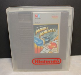 MARBLE MADNESS Cartridge Manual Storage Nintendo Entertainment NES Tested WORKS