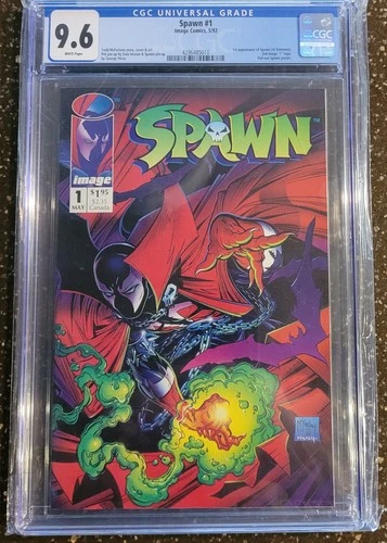 1992 Spawn #1 Image Comics CGC Graded 9.6 Near Mint+