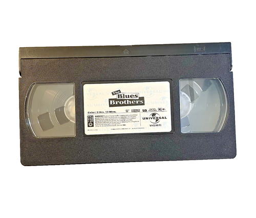 The Blues Brothers VHS Tape 1998 John Belushi Dan Aykroyd - Foto 3 di 6