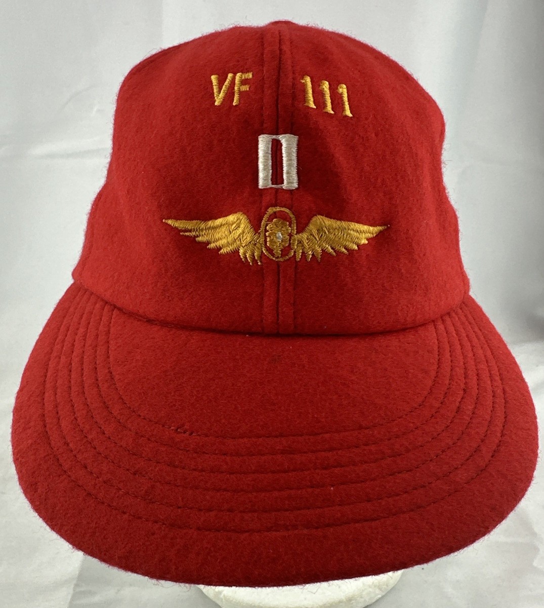 帽子 anytee Felted Bootleg Cap First Model Vintage US Navy Sundowners VF-111 Angry Omar Wool Felt Cap Top Gun