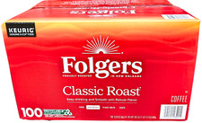 Folgers Classic Medium Roast K-Cup Coffee Pods 100 Count