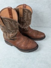 Ariat Men's Brown Leather Waterproof Work Boots ASTM F2892-17 EH  - Size 13 EE W