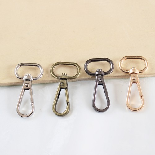 buckle hardware Swivel Trigger Handbag Hook clip Metal Gate Spring Key Chain DIY - Picture 6 of 28
