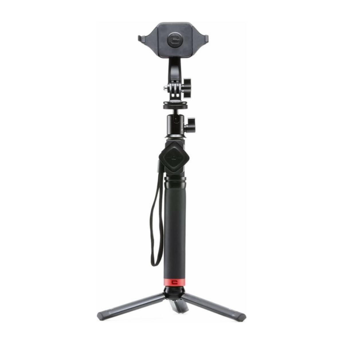 Trepied telescopique Crosscall X-Link noir pour vos vlogs de voyage et bivouac