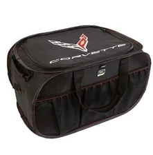 SR1 Performance C8 Corvette Pop Up Trunk Organizer - Black - Trunk Storage...