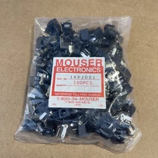 Lot of 100 DC Power Connectors PCB Mount DC Power Jack 2.0mm 16PJ031 NEW SEALED