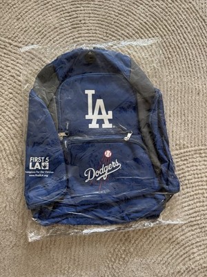 Los Angeles Dodgers Backpack Major League Baseball MLB Blue Gray White