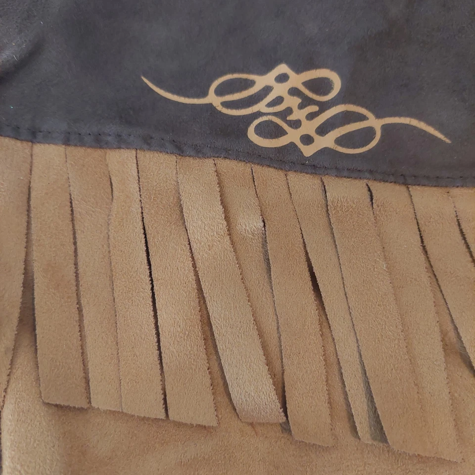 Chaleco, puños y cantimplora de vaquero de gamuza juvenil M Play 2005 Toys R Us Foto 2 de 4